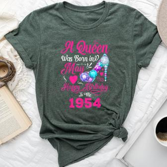 Queen Was Born In May 1954 Girl 67 Years Birthday Bella Canvas T-shirt - Monsterry UK