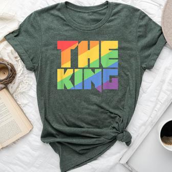 Rainbow Lgbtq Drag King Bella Canvas T-shirt - Monsterry DE