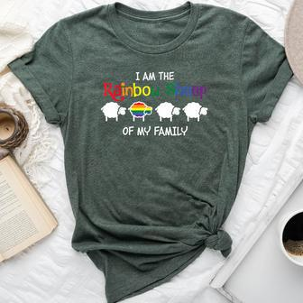 I Am Rainbow Sheep Of My Family Lgbt Gay Lesbian Pride Month Bella Canvas T-shirt - Seseable