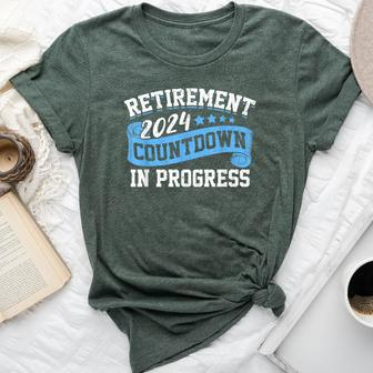 Retirement 2024 Countdown In Progress Retiring Retired Bella Canvas T-shirt - Monsterry