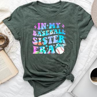 Retro In My Baseball Sister Era For Girls Sis Bella Canvas T-shirt - Thegiftio UK