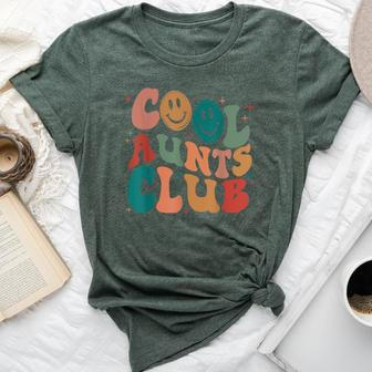 Retro Groovy Cool Aunts Club Auntie Cool Aunt Bella Canvas T-shirt - Monsterry UK