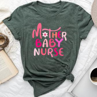 Retro Groovy Mother Baby Nurse Squad Happy Valentines Day Bella Canvas T-shirt - Monsterry DE