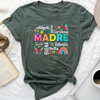 Retro Madre Ella Es Mamá Spanish Blessed Mom Mother's Day Bella Canvas T-shirt - Seseable