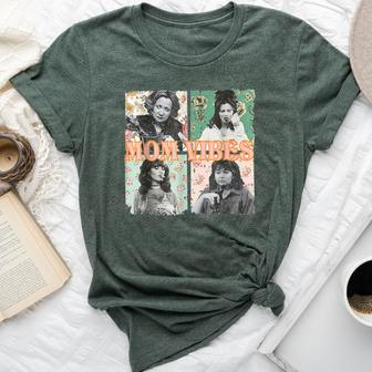 Retro Mom 90’S Vibes Vintage Mother's Day Mom Womens Bella Canvas T-shirt | Mazezy