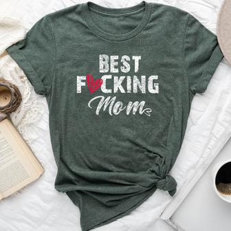 Retro Mother's Day Best Fucking Mom Bella Canvas T-shirt | Mazezy