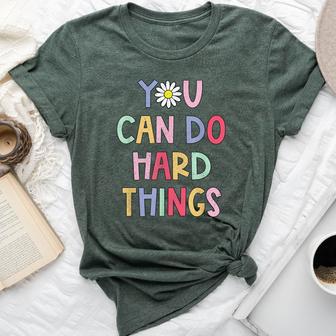 Retro Motivational School Teacher Quote Women Bella Canvas T-shirt - Thegiftio UK