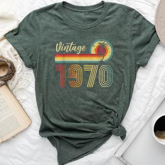 Retro Vintage 1970 Limited Edition Birthday 1970 Woman Bella Canvas T-shirt - Monsterry UK