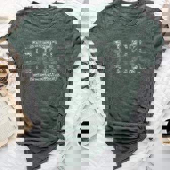 Rhythm Vintage Nation 1814 Aesthetic Typography Bella Canvas T-shirt | Mazezy