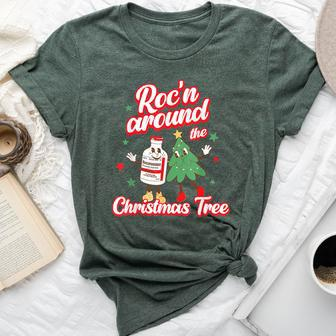 Roc'n Around The Christmas Tree Er Ed Rn Pacu Icu Nurse Xmas Bella Canvas T-shirt - Monsterry AU