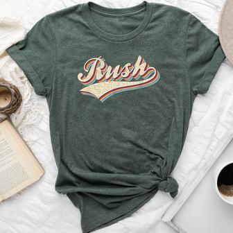 Rush Surname Vintage Retro Boys Girls Rush Bella Canvas T-shirt - Seseable