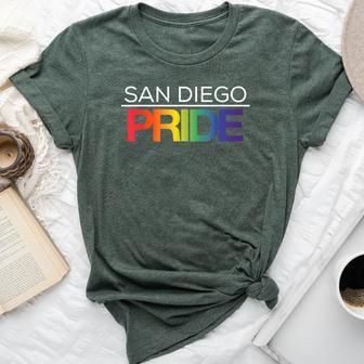 San Diego Pride Lgbtq Rainbow Bella Canvas T-shirt - Monsterry DE