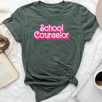 School Counselor Back To School Teacher Life Bella Canvas T-shirt - Thegiftio UK