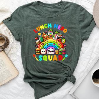 School Lunch Lady Squad A Food Team Rainbow Lunch Hero Squad Bella Canvas T-shirt - Monsterry AU