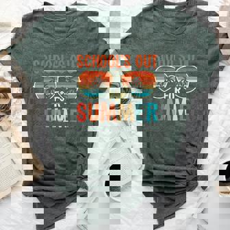 School Out For Summer Retro Last Day Of School Teacher Bella Canvas T-shirt | Mazezy