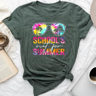 Schools Out For Summer Last Day Of School Teacher Tie Dye Bella Canvas T-shirt | Mazezy