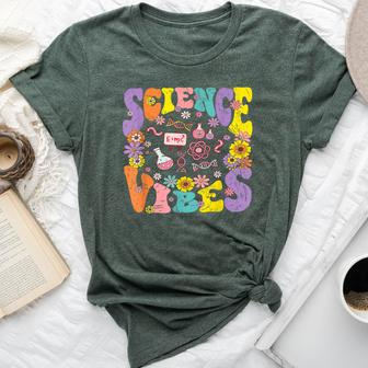 Science Vibes Retro 1St Day Of Back To School Groovy Teacher Bella Canvas T-shirt - Monsterry DE