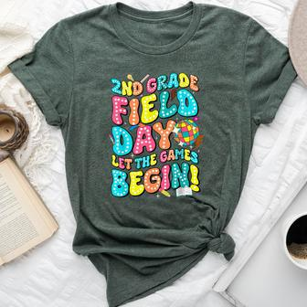 Second Grade Field Day Let The Games Begin Field Trip Bella Canvas T-shirt - Monsterry CA