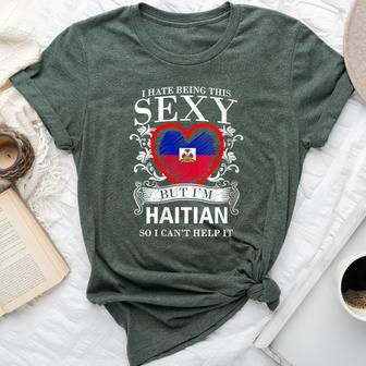 Sexy Haitian I Heart Flag Bella Canvas T-shirt - Monsterry CA