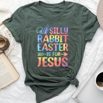 Silly Rabbit Easter Is For Jesus Religious Christian Faith Bella Canvas T-shirt - Monsterry CA