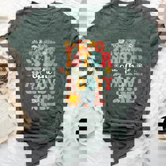 Sister Of Groovy One Matching Family 1St Birthday Party Bella Canvas T-shirt - Seseable