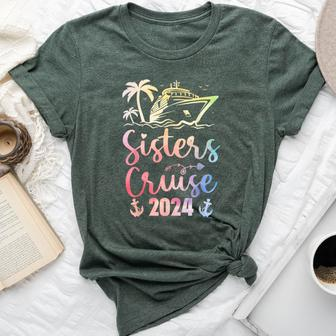 Sisters Cruise 2024 Sister Cruising Trip Family Group Squad Bella Canvas T-shirt | Mazezy UK
