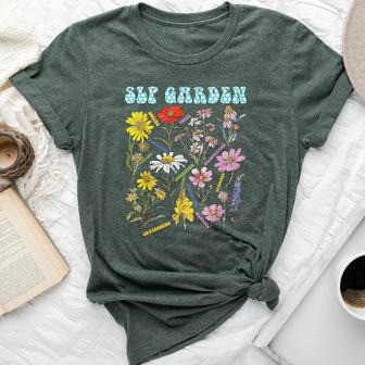 Slp Garden Wildflowers Speech Language Pathologist Men Bella Canvas T-shirt - Monsterry