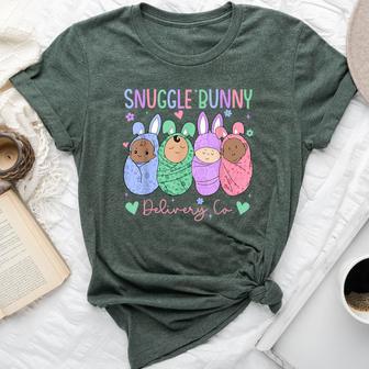 Snuggle Bunny Delivery Co Easter L&D Nurse Mother Baby Nurse Bella Canvas T-shirt - Thegiftio UK