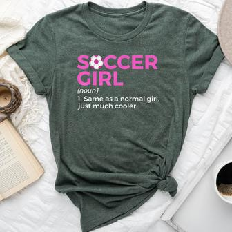 Soccer Girl Definition Bella Canvas T-shirt - Thegiftio UK