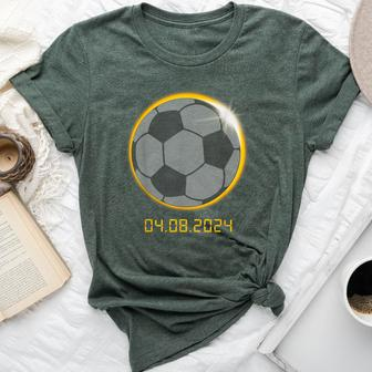 Soccer Lover Player Total Solar Eclipse Outfit Bella Canvas T-shirt | Mazezy