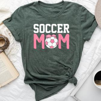 Soccer Mom I Soccer Bella Canvas T-shirt - Thegiftio