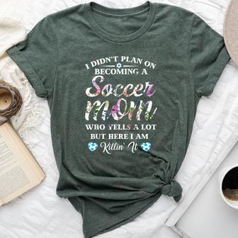 Soccer Player Mom For Women Bella Canvas T-shirt - Monsterry DE