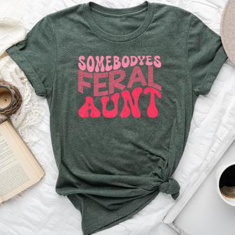 Somebody's Feral Aunt Feral Aunt Bella Canvas T-shirt - Monsterry UK