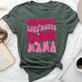 Somebody's Loud Mouth Track Mama Track Mom Marathon Bella Canvas T-shirt - Thegiftio UK