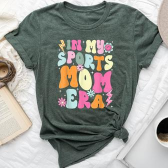 In My Sports Mom Era Sports Mom Life Sports Lover Trendy Bella Canvas T-shirt - Seseable