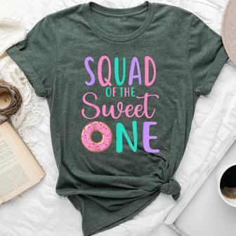 Squad Of The Sweet One Team 1St Birthday Girl Donut Party Bella Canvas T-shirt | Mazezy