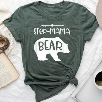 Step Mama Bear For Step Mom Step Mother Bella Canvas T-shirt - Monsterry