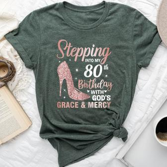 Stepping Into My 80Th Birthday 80 Year Old Bday Bella Canvas T-shirt - Monsterry CA