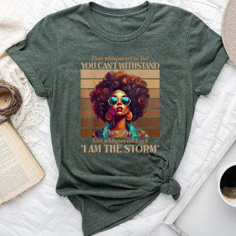 I Am The Storm Black History Melanin Black Empowerment Bella Canvas T-shirt - Seseable
