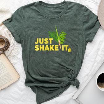 Sukkot Four Species Just Shake It Lulav Etrog Sukkah Bella Canvas T-shirt - Monsterry CA