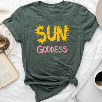 Sun Goddess Girls Beach Nature Summer Magic Bella Canvas T-shirt - Monsterry DE