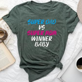 Super Dad Vs Super Mom Winner Baby For New Parents Bella Canvas T-shirt - Monsterry AU