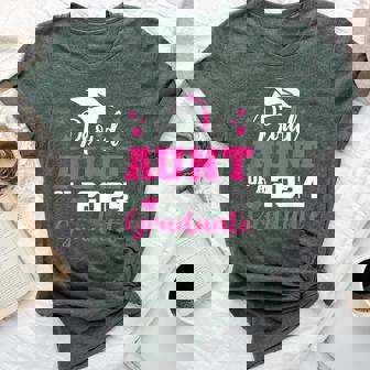 Super Proud Aunt Of 2024 Graduate Awesome Family College Bella Canvas T-shirt | Seseable UK