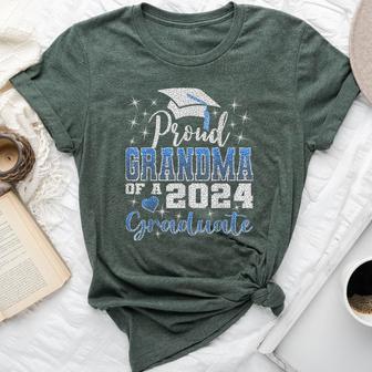 Super Proud Grandma Of 2024 Graduate Awesome Family College Bella Canvas T-shirt - Monsterry UK