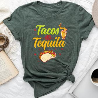 Tacos And Tequila Cinco De Mayo Bella Canvas T-shirt | Mazezy