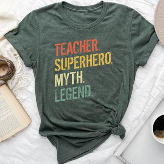 Teacher Superhero Myth Teachers Educators Pre K For Teachers Bella Canvas T-shirt - Monsterry AU