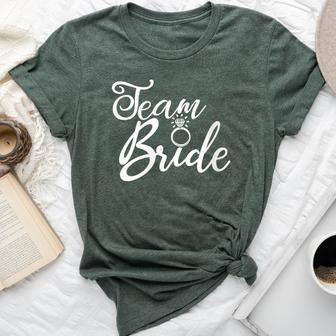 Team Bride Bachelorette Party Bridal Party Matching Bella Canvas T-shirt - Seseable