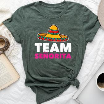 Team Girl Senorita Mexican Gender Reveal Baby Shower Bella Canvas T-shirt - Monsterry UK