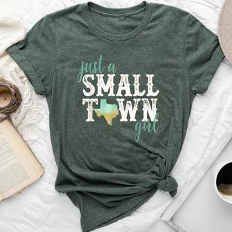 Texas Small Town Girl Hometown State Roots Home Bella Canvas T-shirt - Monsterry DE