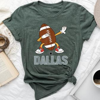 Texas State Dallas Flag Tx Game Game Day Dallas Bella Canvas T-shirt | Mazezy